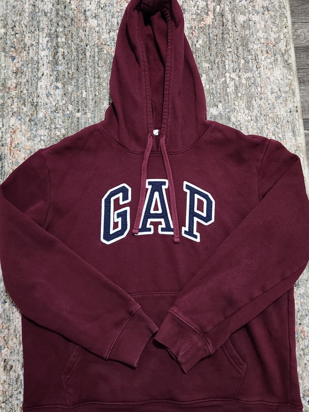 GAP Burgundy Pullover Hoodie